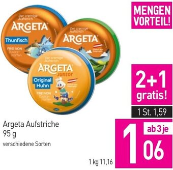 Sutterlüty Argeta Aufstriche 95 g Angebot