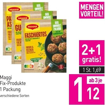 Sutterlüty Maggi Fix-Produkte 1 Packung verschiedene Sorten Angebot