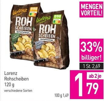 Sutterlüty Lorenz Rohscheiben 120 g Angebot