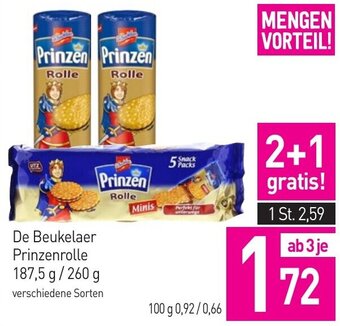 Sutterlüty De Beukelaer Prinzenrolle 187,5 g/260 g Angebot