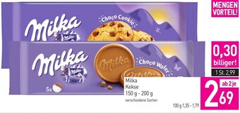 Sutterlüty Milka Kekse 150 g - 200 g Angebot