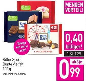 Sutterlüty Ritter Sport Bunte Vielfalt 100 g Angebot