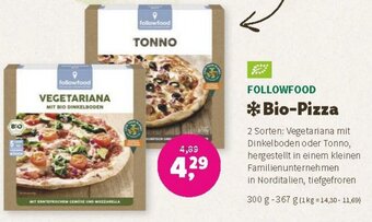 Denn's Biomarkt FOLLOWFOOD *Bio-Pizza Angebot