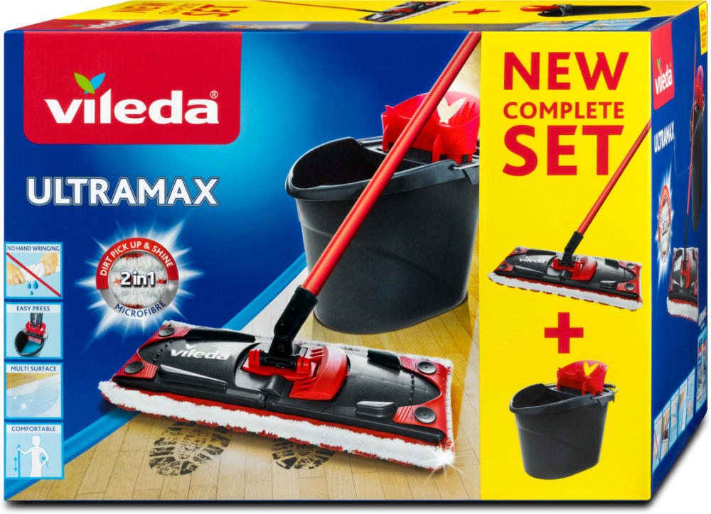 dm Vileda ultramax complete set mit dreiteiligem stiel Angebot