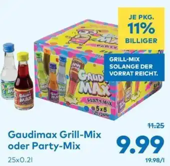 T&G Gaudimax Grill-Mix oder Party-Mix 25 x 0.2L Angebot