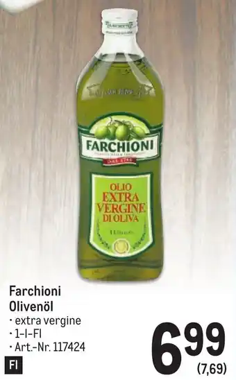 Metro Farchioni Olivenöl extra vergine Angebot