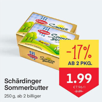 MPreis Schärdinger Sommerbutter 250g Angebot