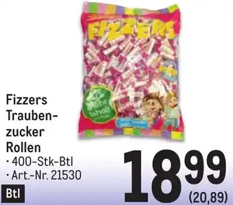 Metro Fizzers Trauben-zucker Rollen • 400-Stk-Btl Art.-Nr. 21530 Btl Angebot