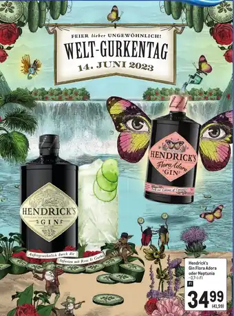Metro Hendrick's Gin Flora Adora oder Neptunia • 0,7-1-FI FI Angebot