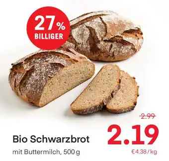 MPreis Bio Schwarzbrot 500g Angebot
