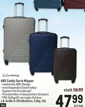 Metro ABS Caddy Serie Wipper z.B. Größe S: 55x36x20cm, 2.6kg, 33L Stk Angebot