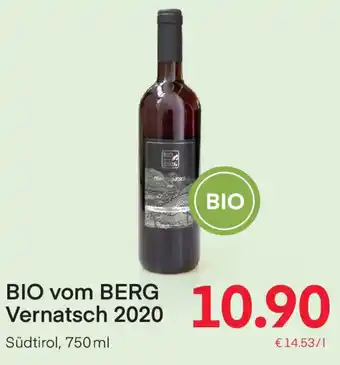 MPreis Bio Vom Berg Vernatsch 2020 750ml Angebot