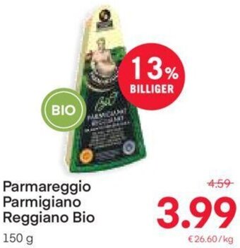 MPreis Parmareggio Parmigiano Reggiano Bio 150 g Angebot