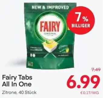 MPreis Fairy Tabs All In One Zitrone, 40 Stück Angebot