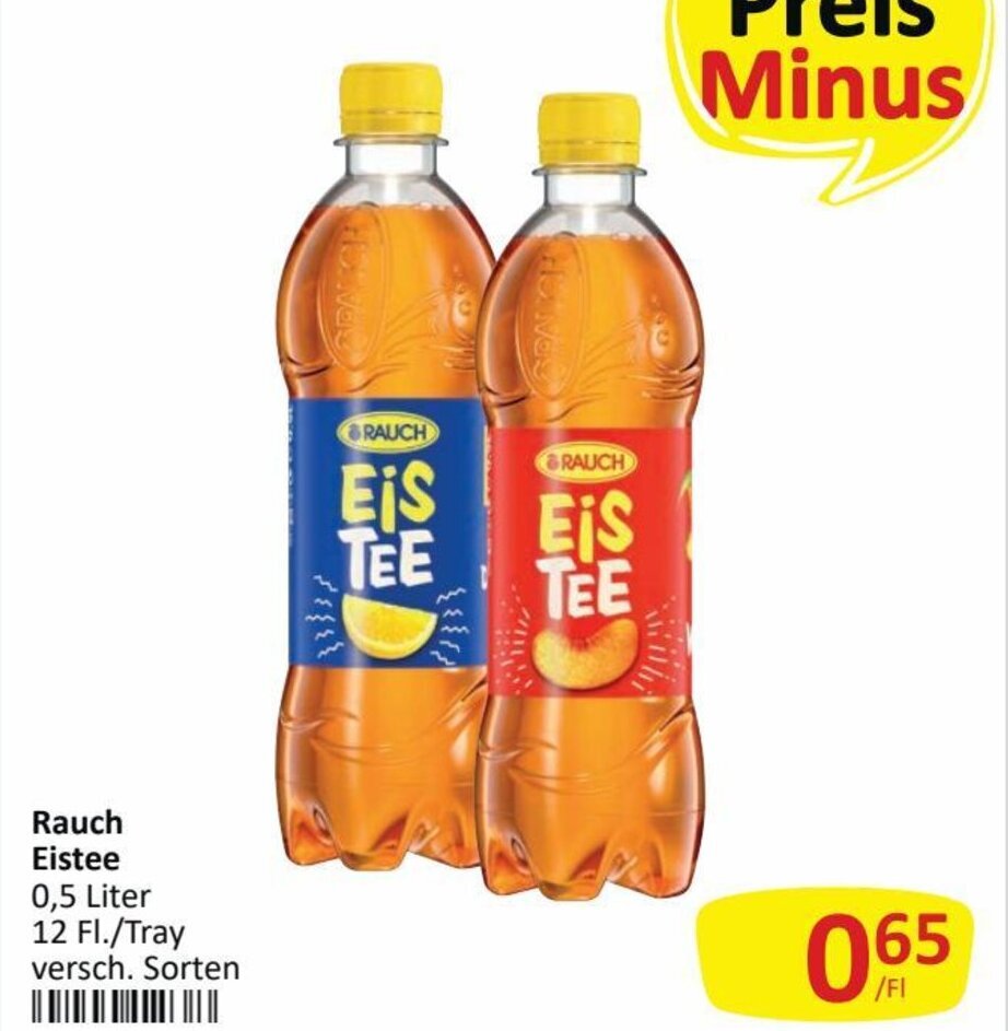 Kastner Rauch Eistee 0,5 Liter 12 Fl./Tray versch. Sorten Angebot