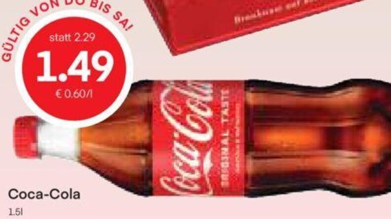 MPreis Coca-Cola 1.5L Angebot