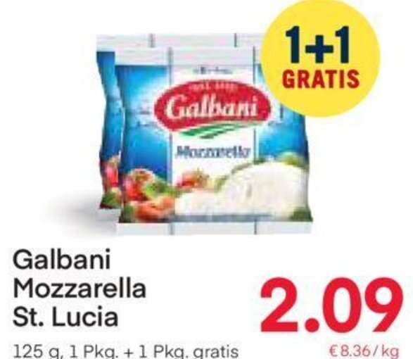 MPreis Galbani Mozzarella St. Lucia 125 g Angebot