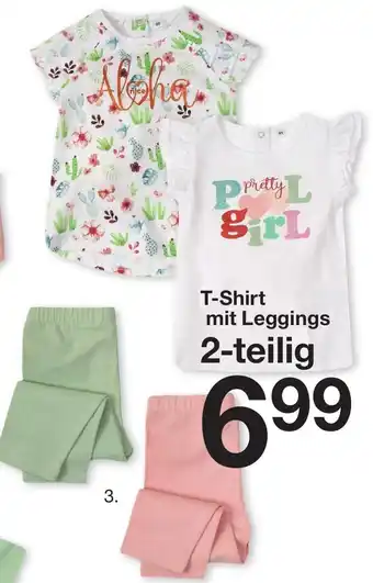 Zeeman T-Shirt Mit Leggings Größe 68-86 Angebot