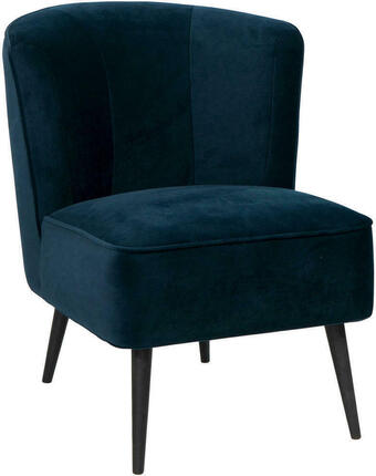 XXXLutz Sessel in samt dunkelblau Angebot