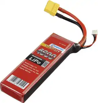 Conrad energy modellbau-akkupack (lipo) 7.4 v 4600 mah zellen-zahl: 2 20 c softcase xt90