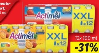 Lidl Actimel drink Angebot