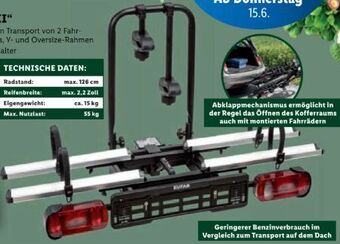 Lidl Fahrradträger e-bike ii Angebot
