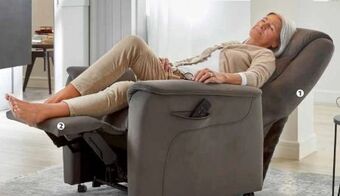 Polstermöbel Fischer Relaxsessel stoff Angebot