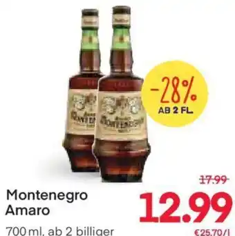 MPreis Montenegro Amaro 700 ml, ab 2 billiger Angebot