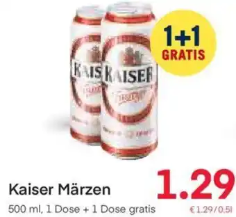 MPreis Kaiser Märzen 500 ml, 1 Dose + 1 Dose gratis Angebot