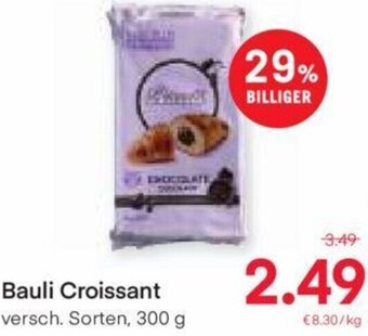 MPreis Bauli Croissant versch. Sorten, 300 g Angebot