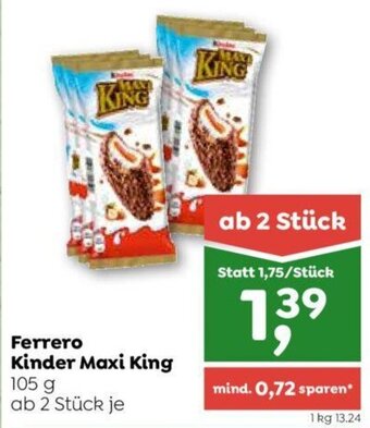 ADEG Ferrero Kinder Maxi King 105 g Angebot