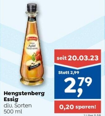 ADEG Hengstenberg Essig diu. Sorten 500 ml Angebot