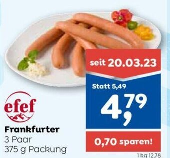 ADEG Frankfurter 3 Paar 375 g Packung Angebot