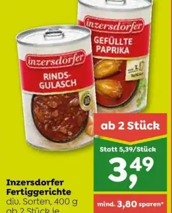 ADEG Inzersdorfer Fertiggerichte diu. Sorten, 400 g ab 2 Stück je Angebot
