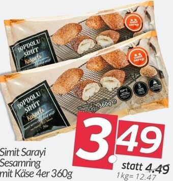 ETSAN Simit Sarayi Sesamring mit Käse 4er 360g Angebot