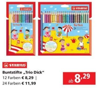 Pagro Diskont STABILO Buntstifte ,,Trio Dick" 12 Farben Angebot