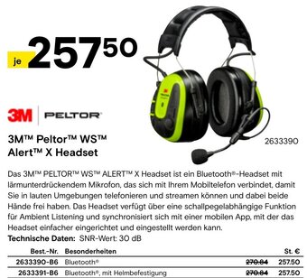 Conrad 3M™ Peltor™ WS™ Alert™M X Headset Angebot