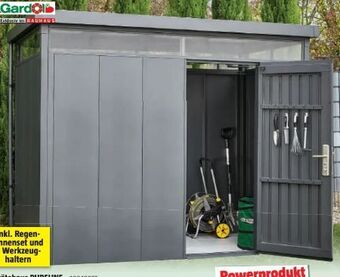 Bauhaus Metall gerätehaus pureline Angebot