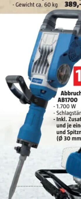 Bauhaus Abbruchhammer ab1700 Angebot