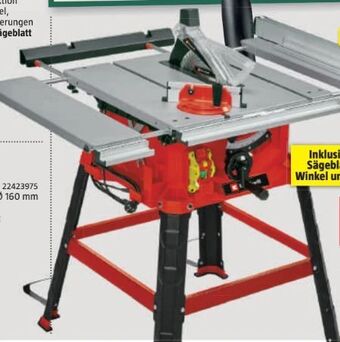 Bauhaus Tischkreissäge tc-ts 2225 u Angebot