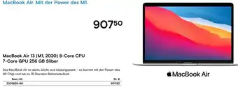 Conrad MacBook Air 13 (M1, 2020) 8-Core CPU 7-Core GPU 256 GB Silber Angebot
