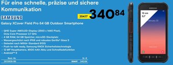 Conrad SAMSUNG Galaxy XCover Field Pro 64 GB Outdoor Smartphone Angebot