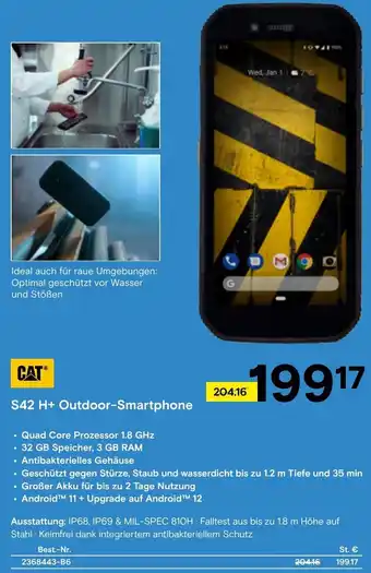 Conrad CATⓇ S42 H+ Outdoor-Smartphone Angebot