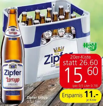 Spar Zipfer Urtyp 0,5 Liter Angebot
