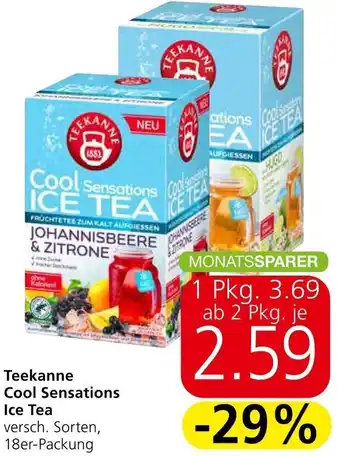 Spar Teekanne Cool Sensations Ice Tea versch. Sorten, 18er-Packung Angebot