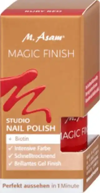 dm Magic finish studio nagellack - ruby red Angebot
