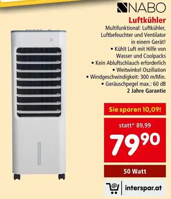 Interspar NABO Luftkühler 50 Watt Angebot