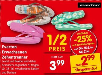 Interspar Everton Erwachsenen Zehentrenner Angebot