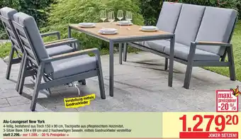 Maximarkt Alu-Loungeset New York Angebot