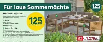 Lagerhaus KENT LIVING Gruppe Korfu Angebot